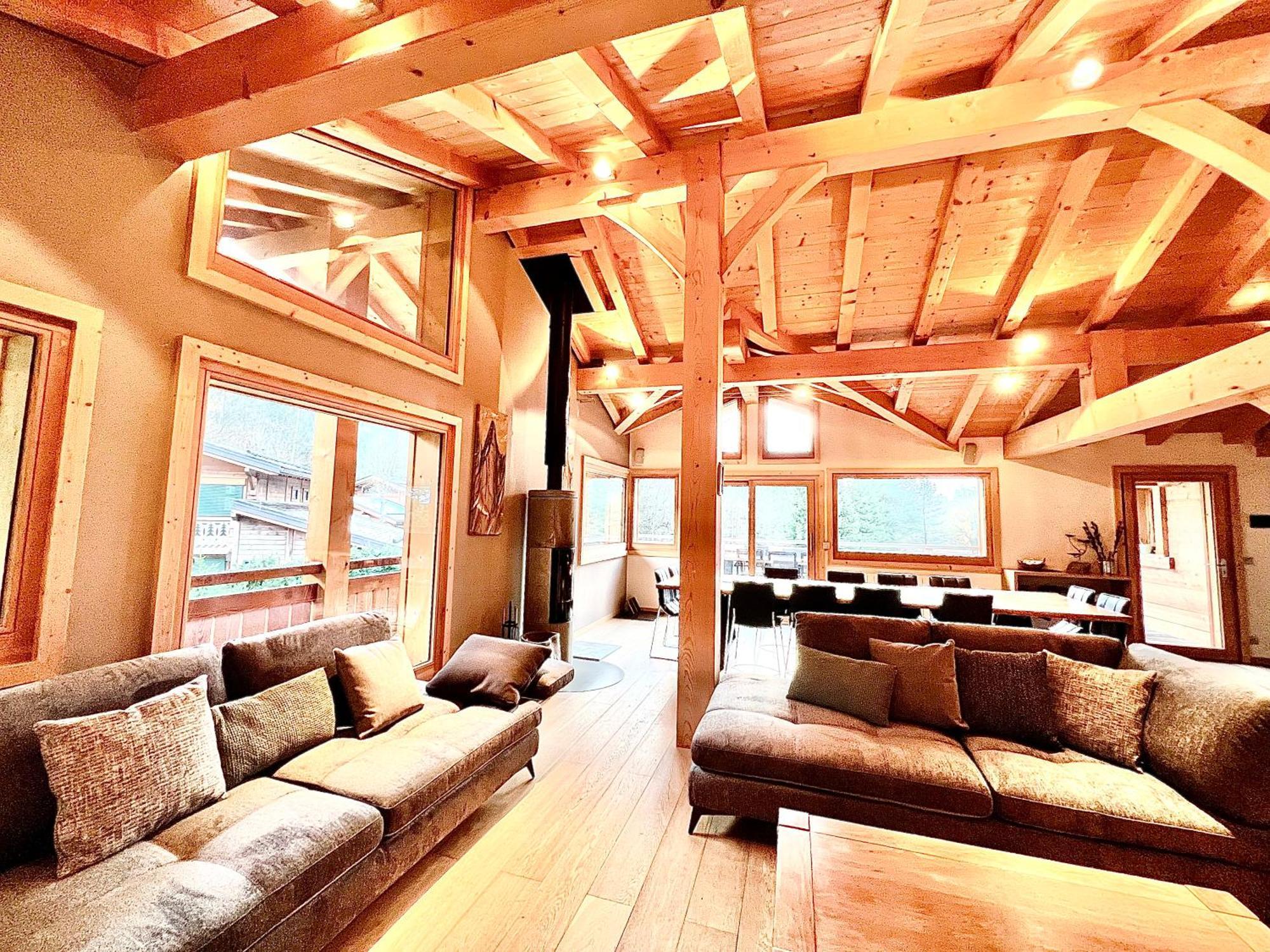 Chalet Isabelle Mountain Lodge 5 Star 5 Bedroom En Suite Sauna Jacuzzi Шамоні Екстер'єр фото