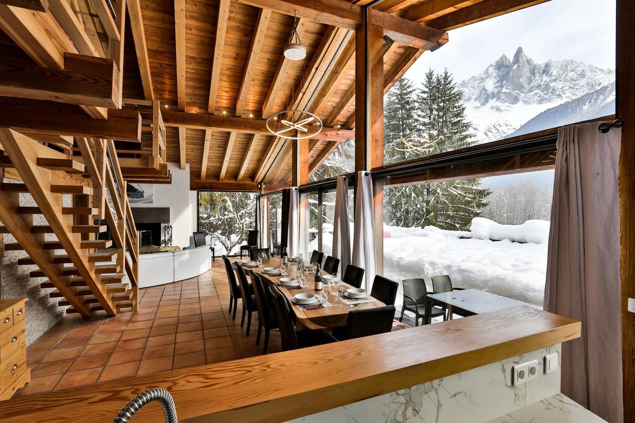 Chalet Isabelle Mountain Lodge 5 Star 5 Bedroom En Suite Sauna Jacuzzi Шамоні Екстер'єр фото